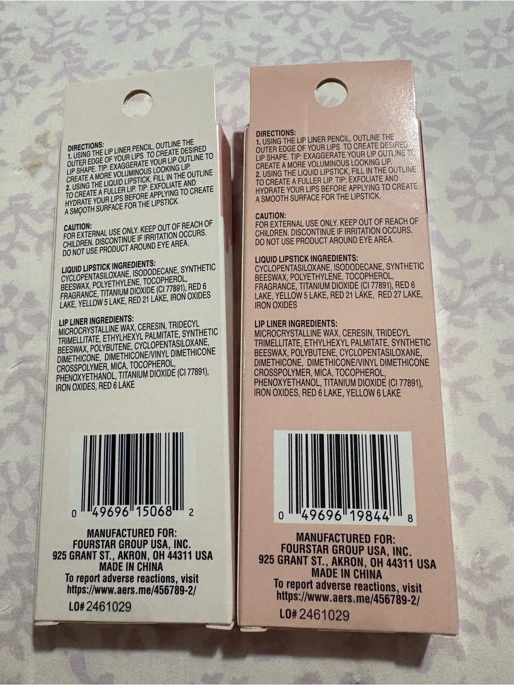 B pure lip contour
